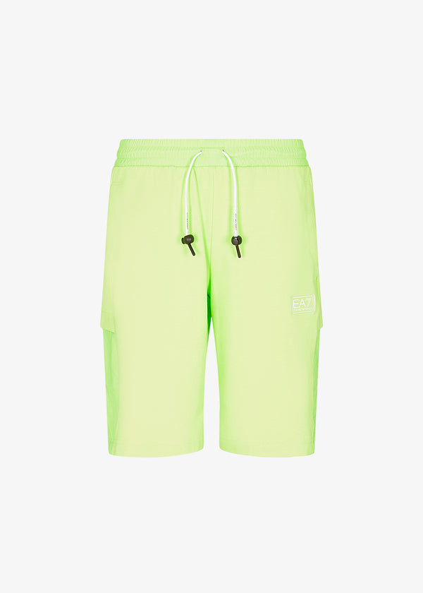 Bermuda EA7 Summer Mix en Coton Green