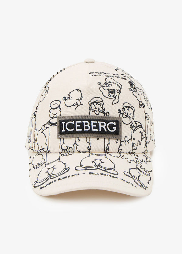 Casquette De Baseball Iceberg Avec Imprimé Popeye