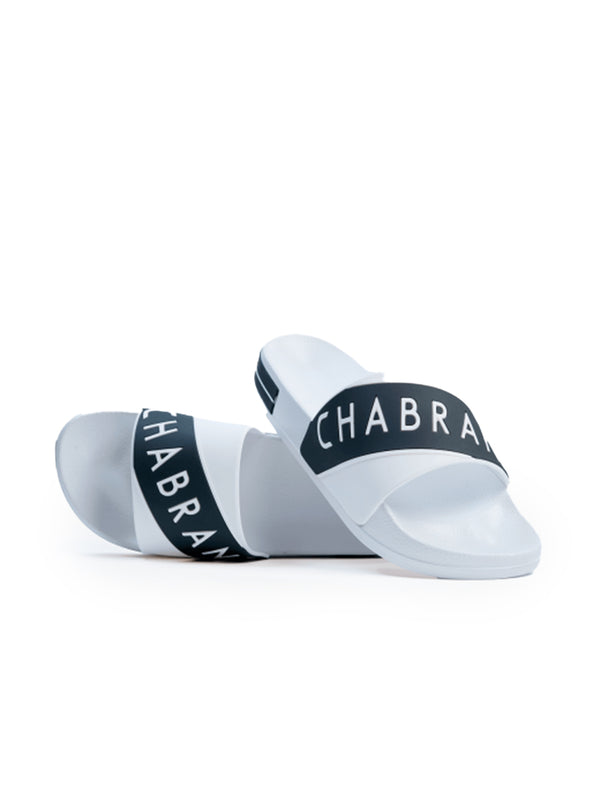 Claquettes Chabrand bicolores - white
