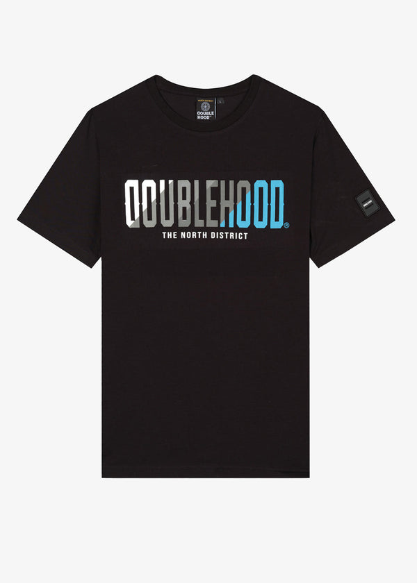 T-shirt Double Hood 12Iwate Noir