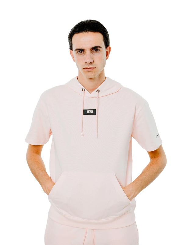 Ensemble Chabrand à capuche manches courtes Pink