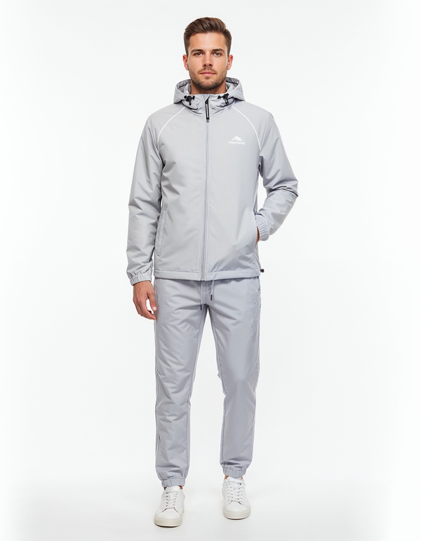 Ensemble Helvetica ALLEN Gris Clair