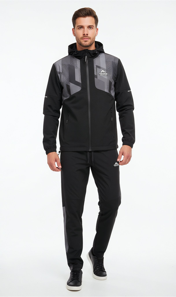 Ensemble Helvetica Denis Swindon Noir Gris