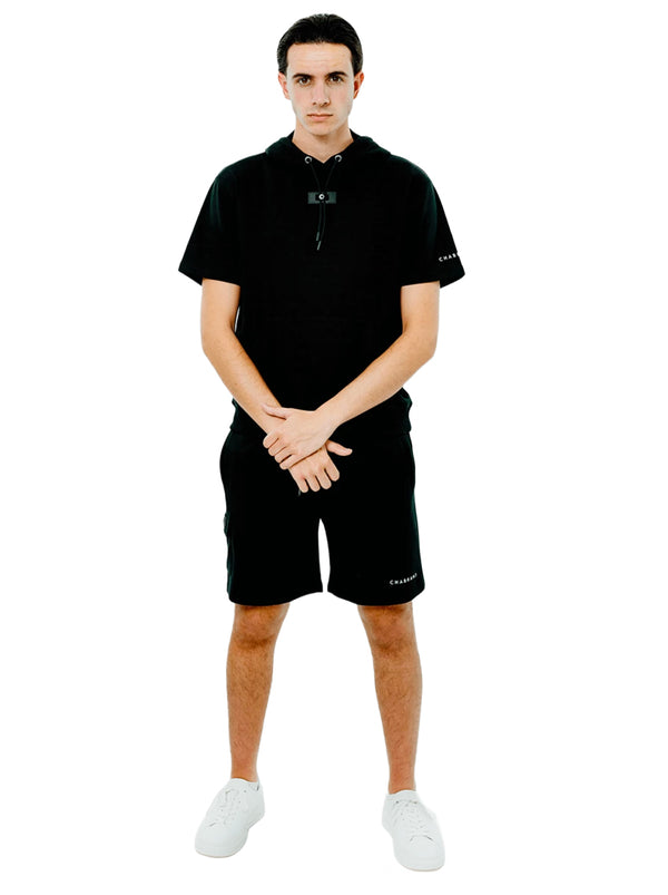 Ensemble Chabrand à capuche manches courtes Noir