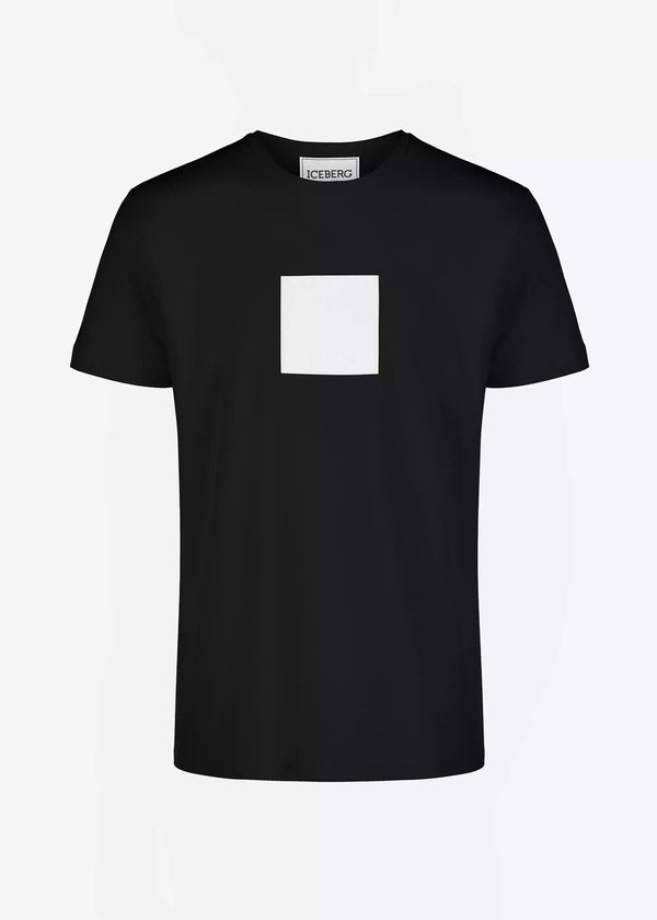 T-shirt Iceberg Triangle Noir