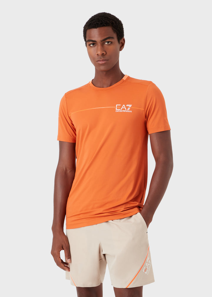 T-shirt EA7 Technique VENTUS7 Orange